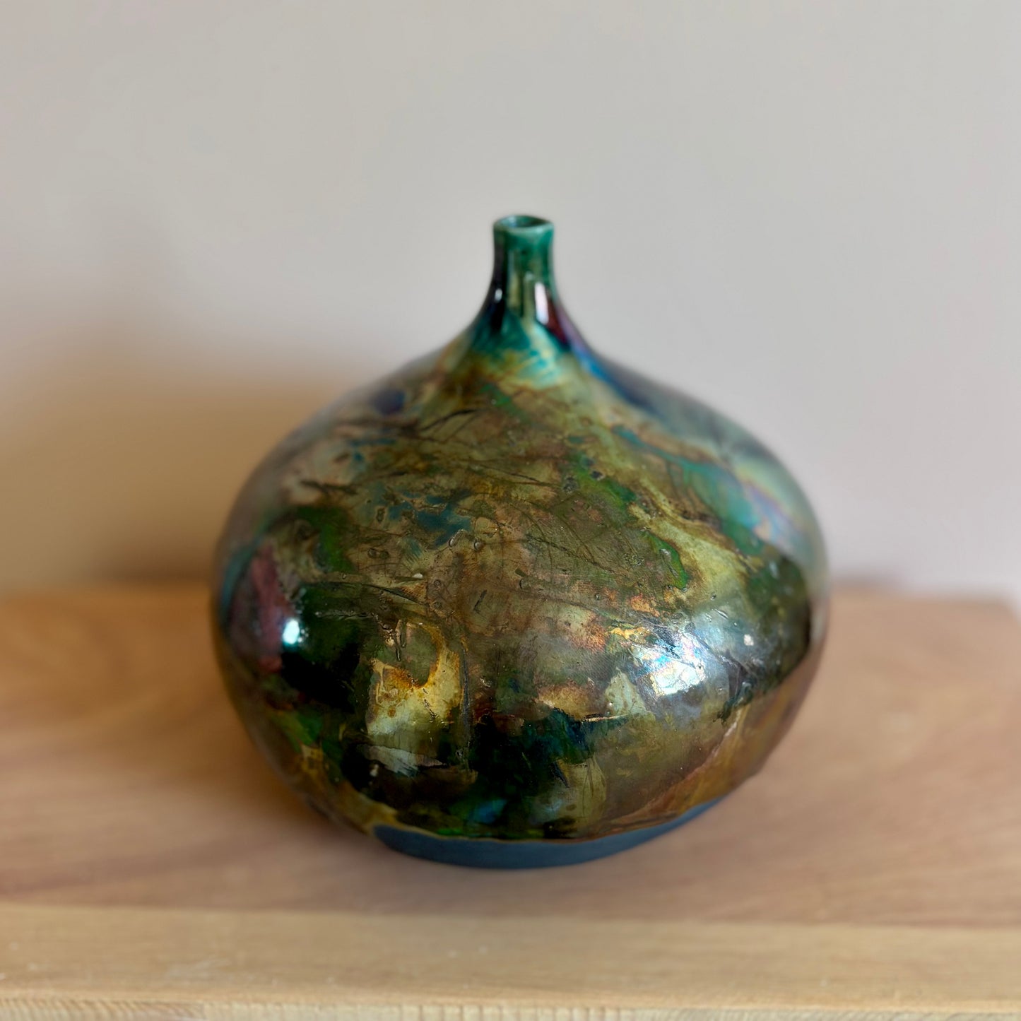 Iridescent Raku 3