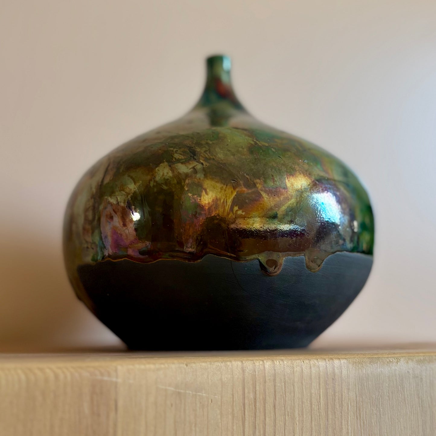 Iridescent Raku 3