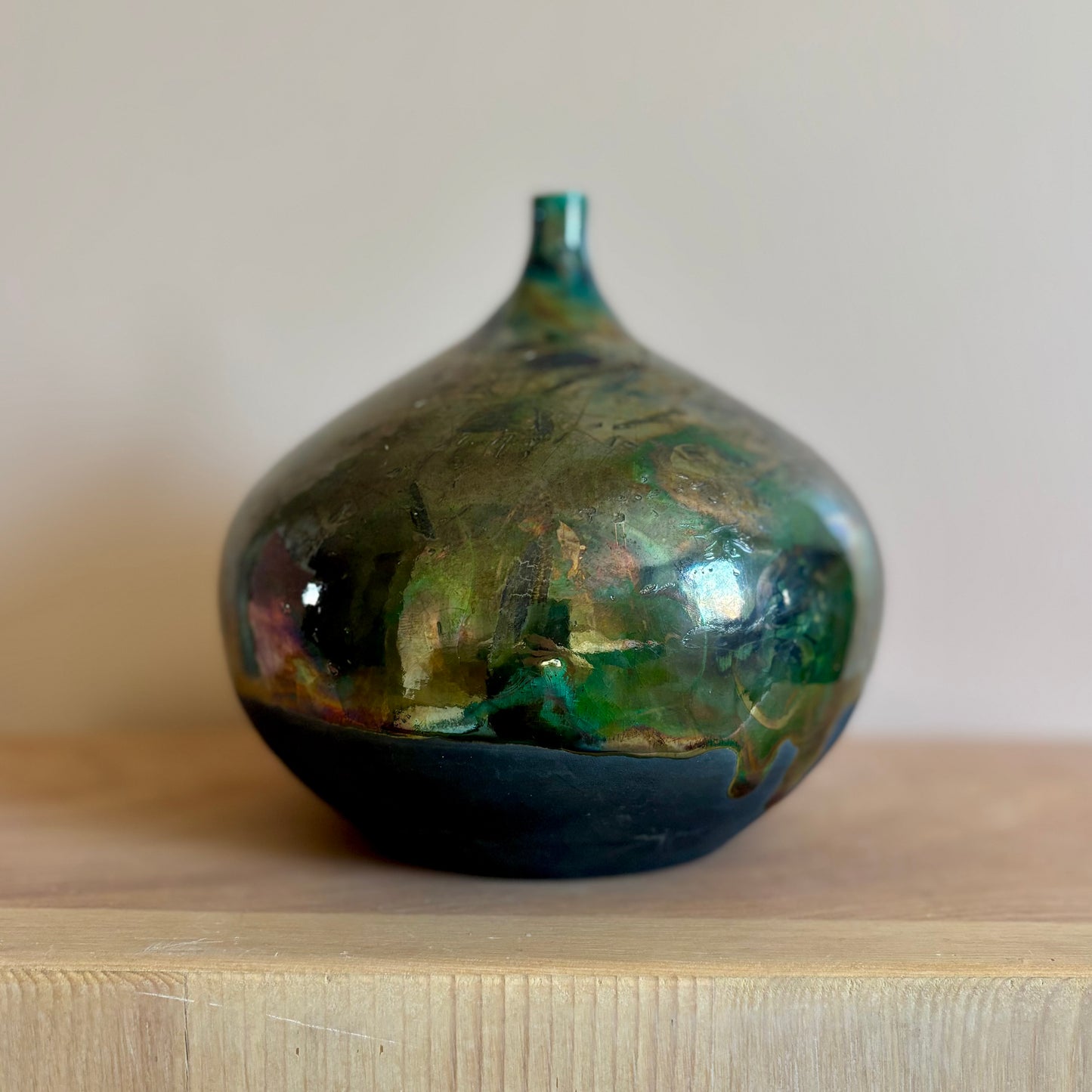 Iridescent Raku 3