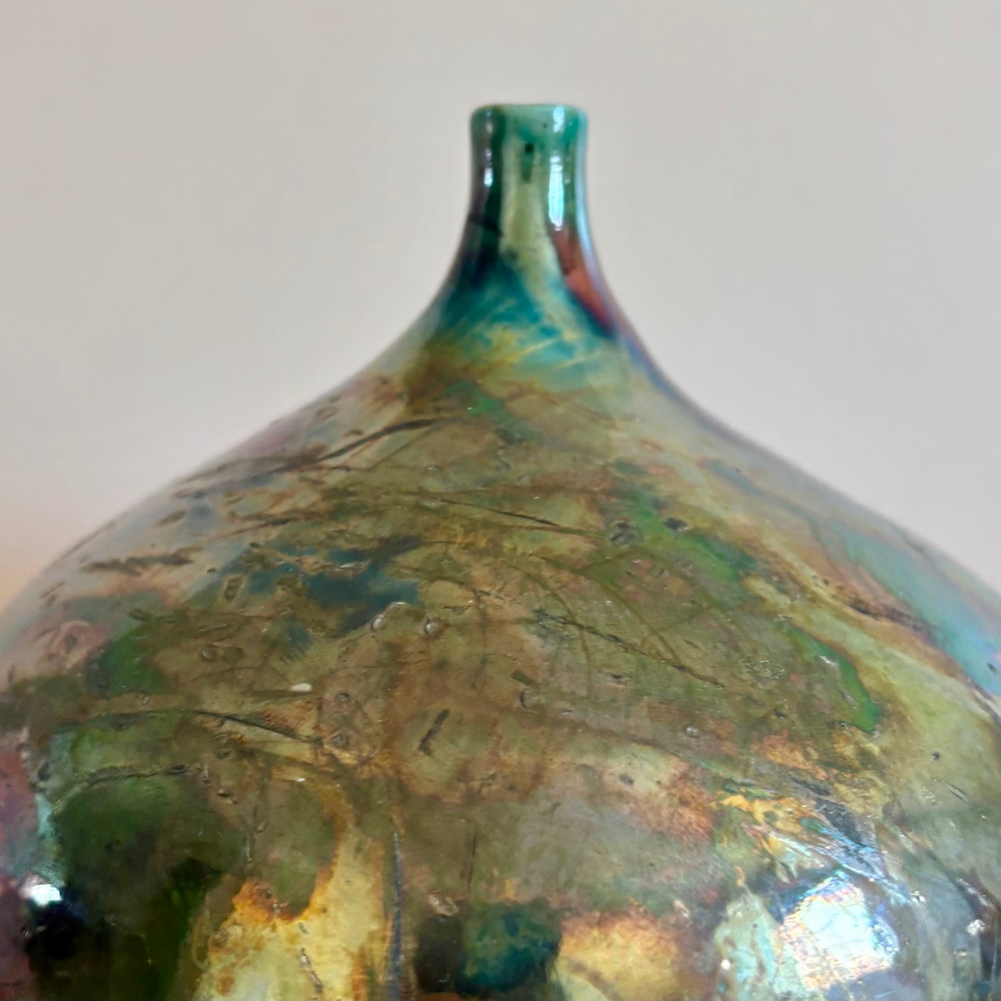 Iridescent Raku 3