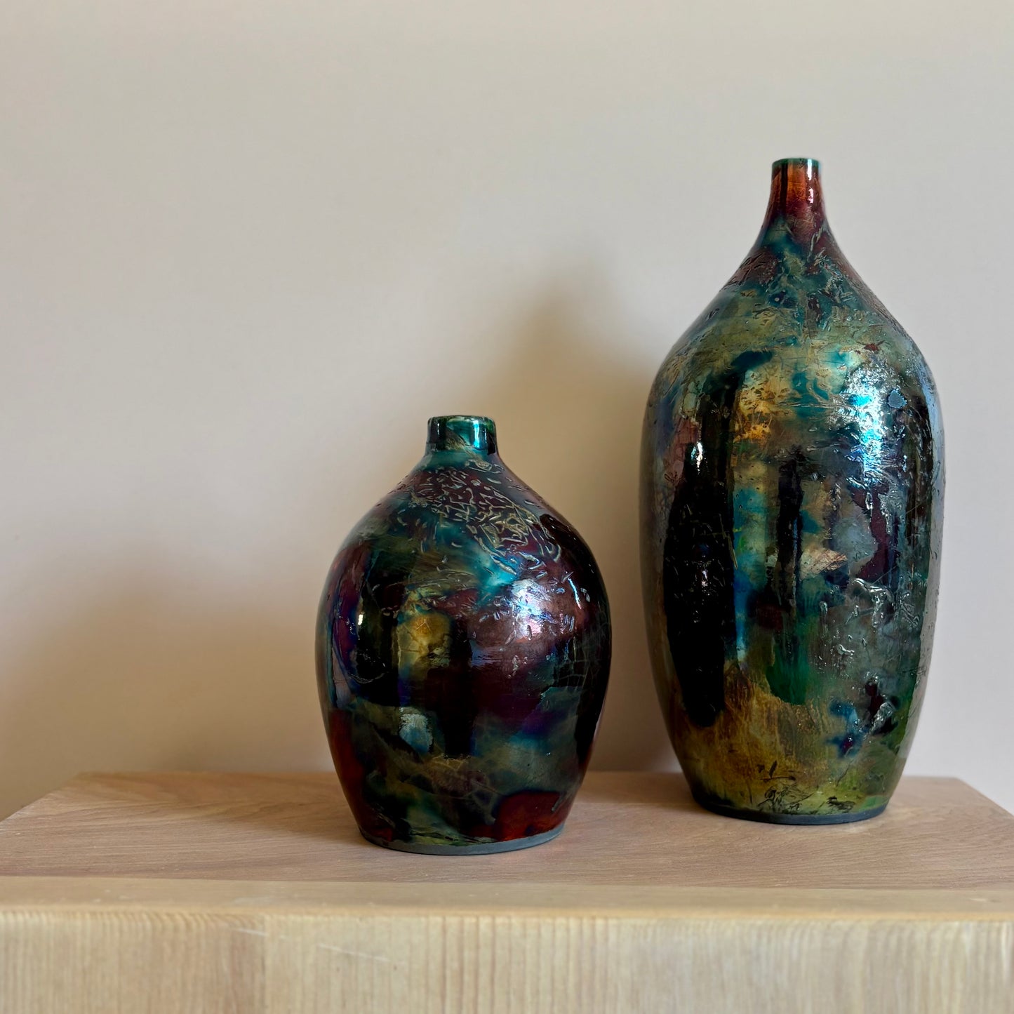 Iridescent Raku 2