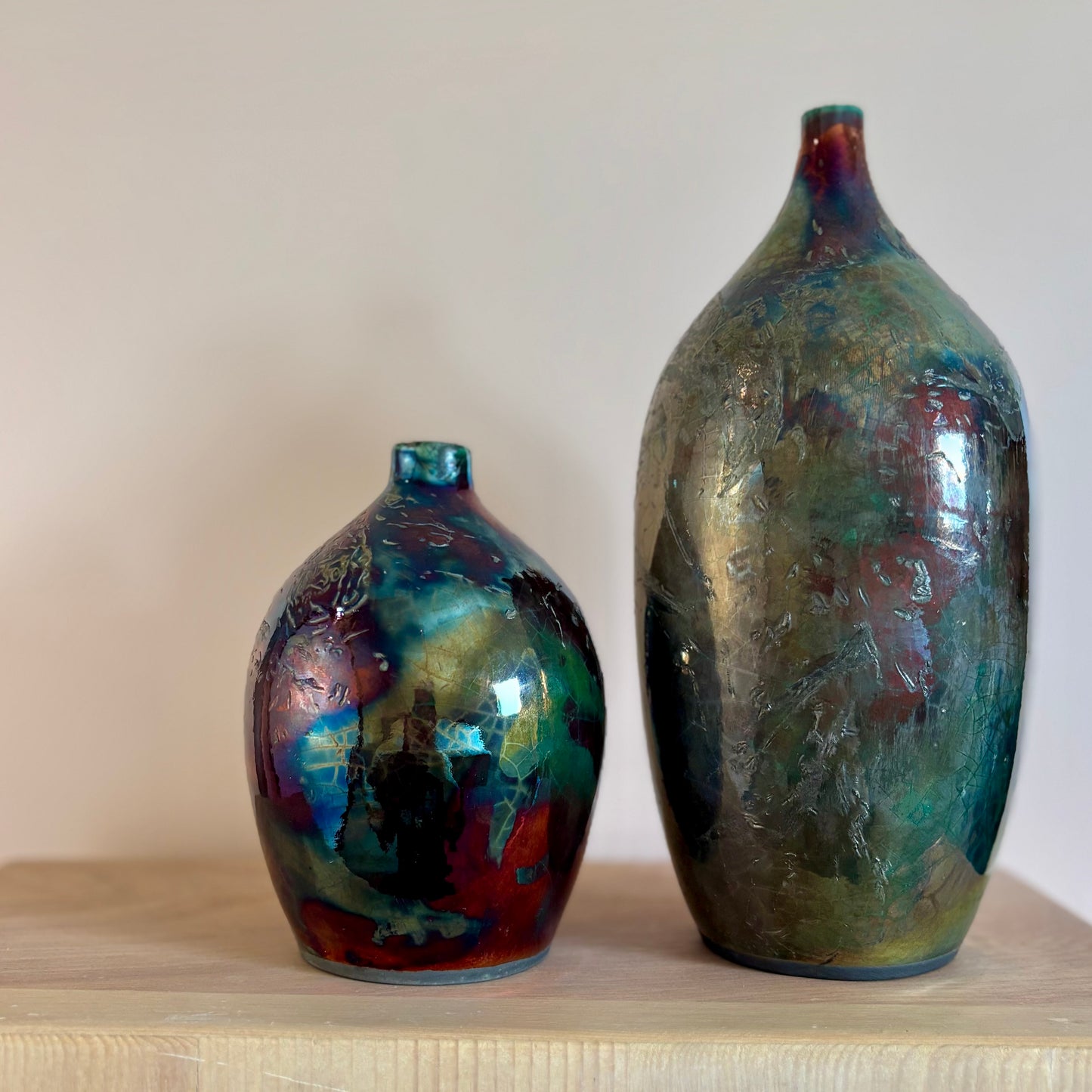 Iridescent Raku 4