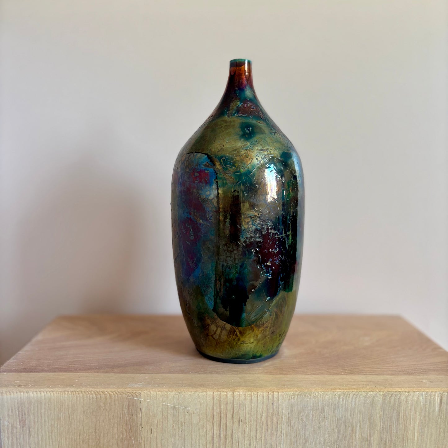 Iridescent Raku 4