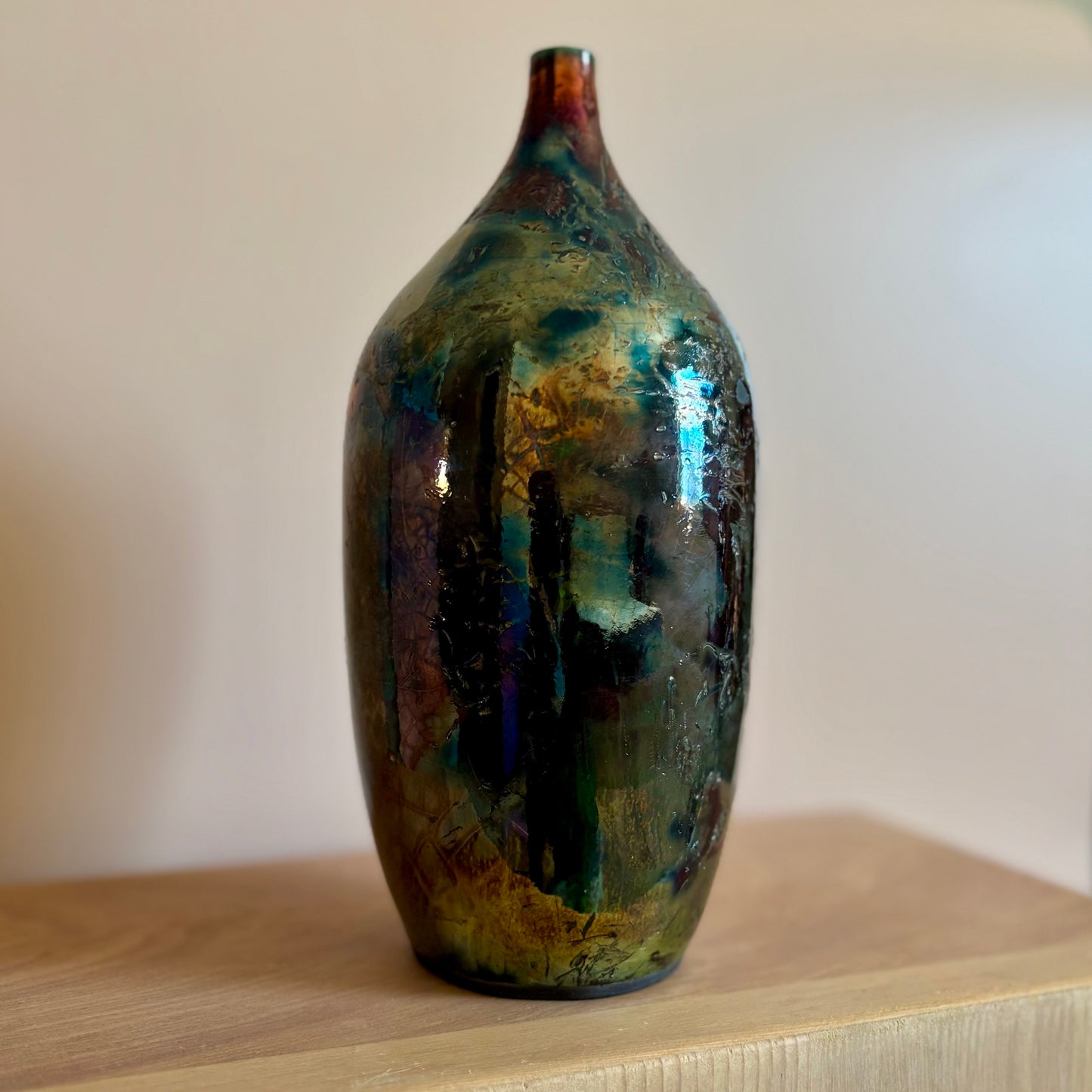 Iridescent Raku 4