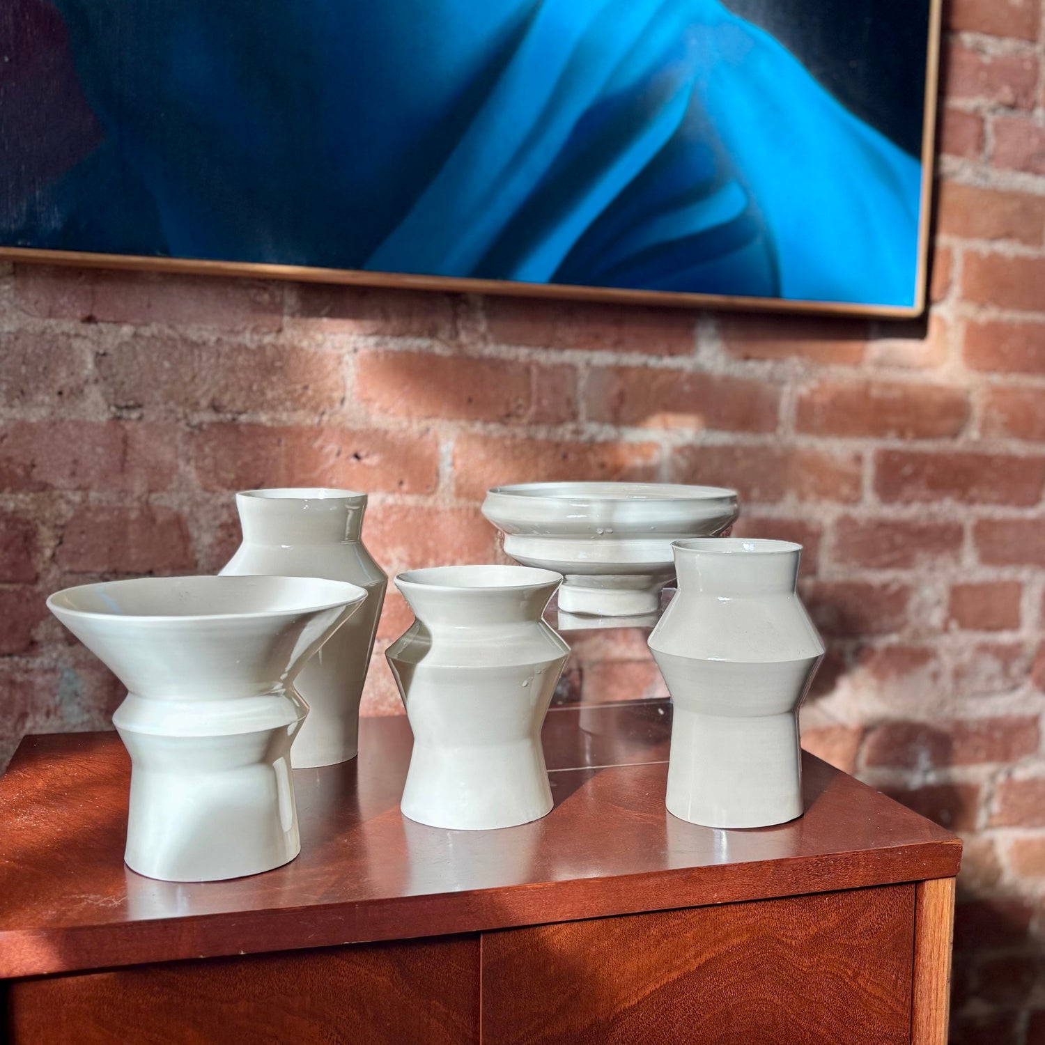 Milky Way: Angular White Porcelain Pieces